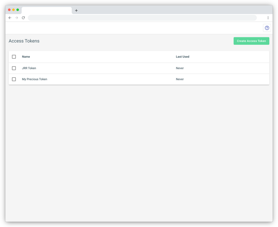 Account management TakeShape