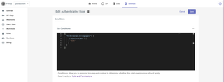 Conditions UI